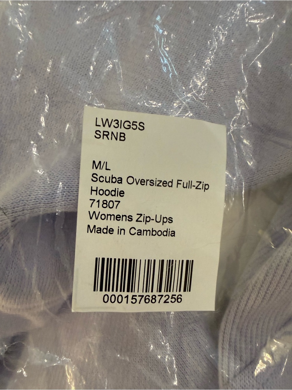 lululemon athletica Lavender Zip Hoodie - NWT - Picture 6 of 6